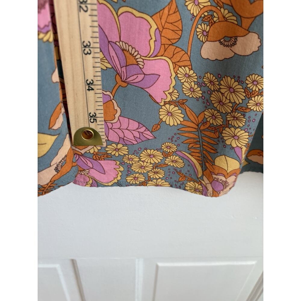 Rusttydustty 2XL Dress Floral Boho Cottagecore Retro Vacation Hippie Chic Whimsy - Picture 7 of 11